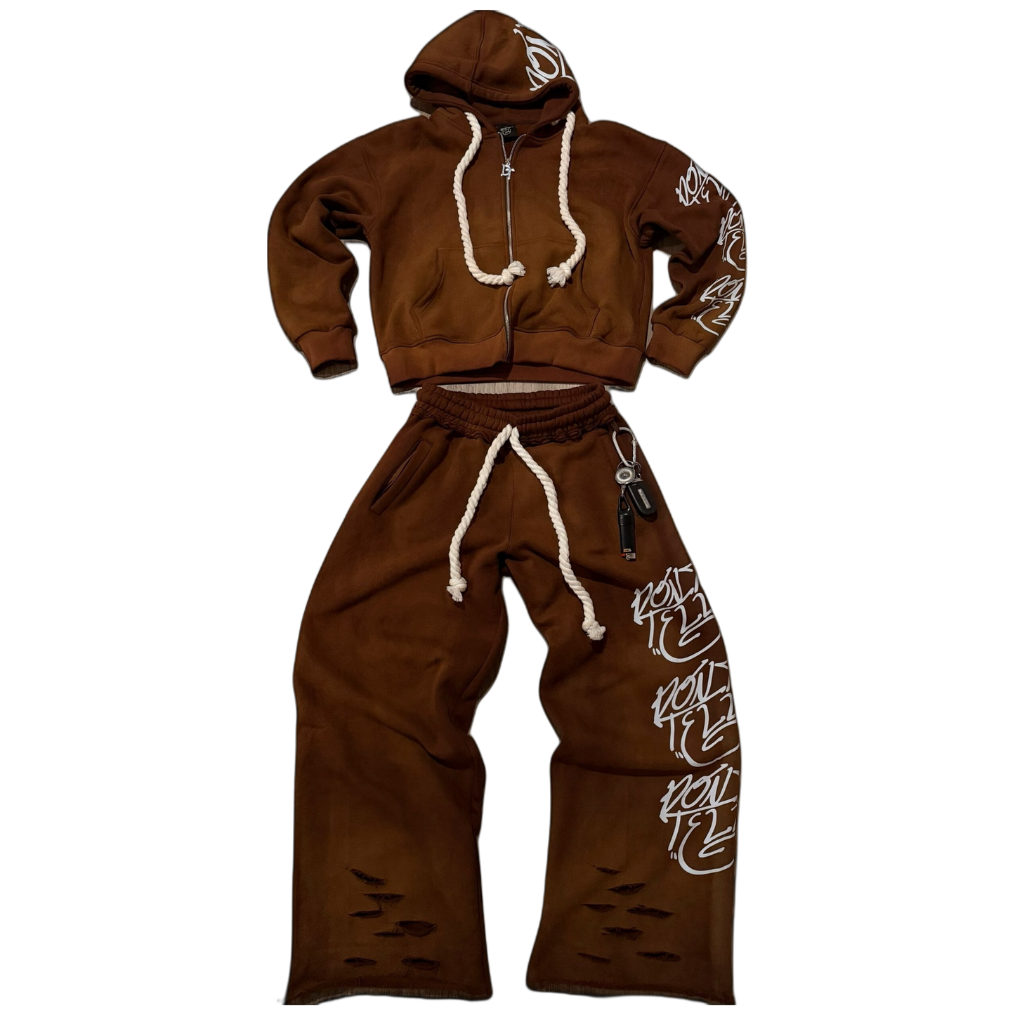 Coco Brown Full Sweatsuit