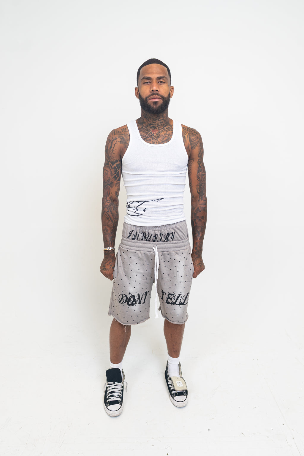 Signature shorts (Stone Grey)