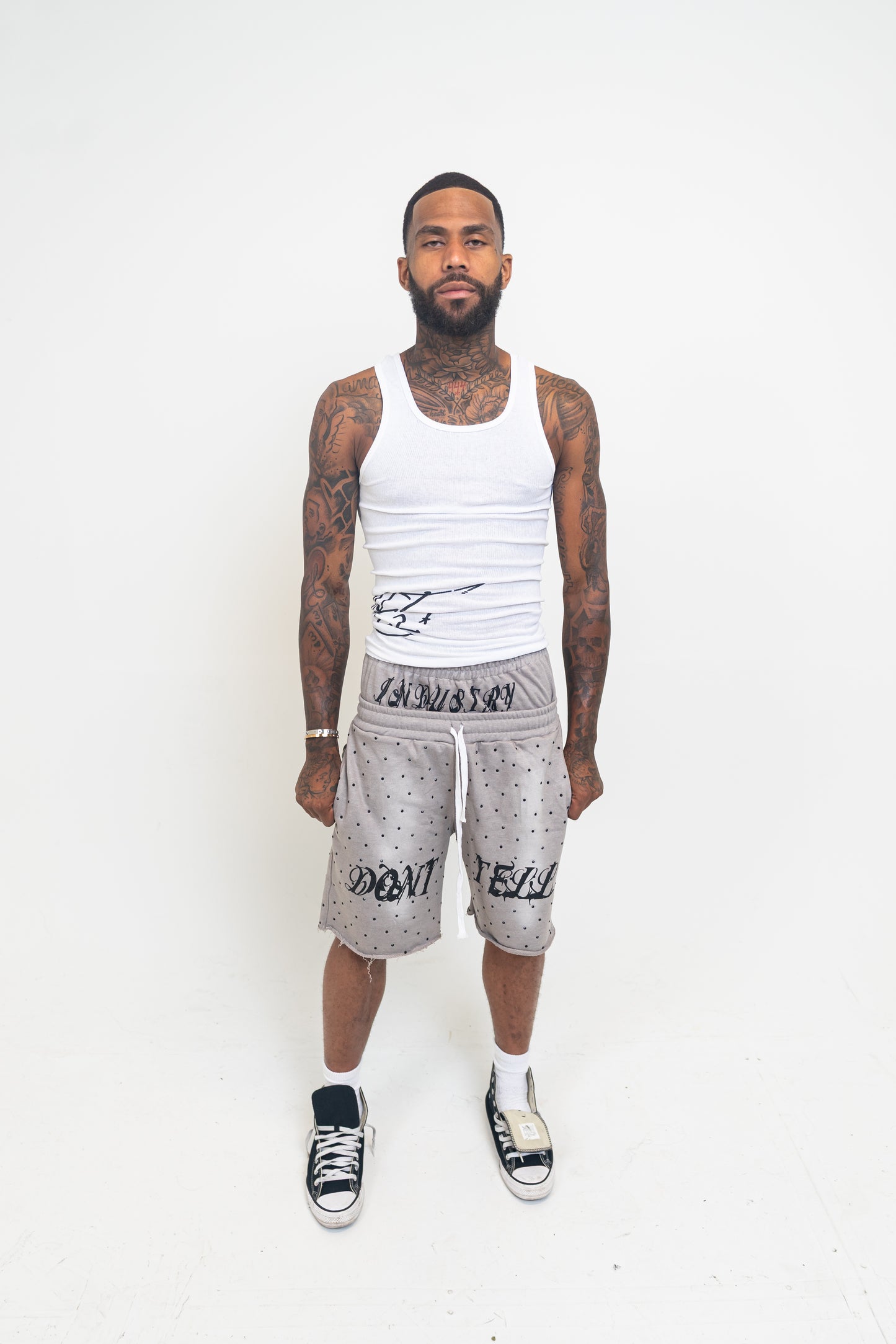 Signature shorts (Stone Grey)