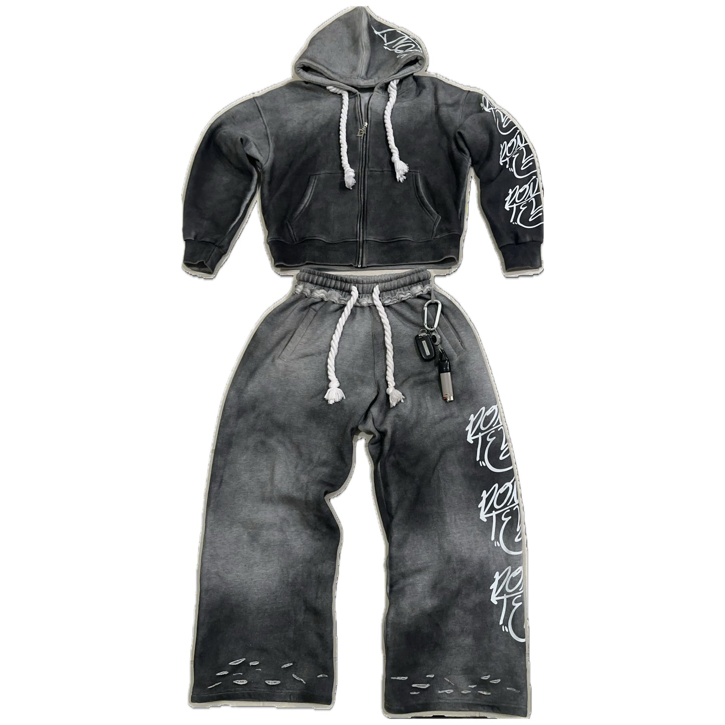Ash Grey Full Sweatsuit