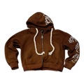 Coco Brown Zip Up